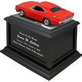 Car Race Track Wood Adult Cremation Urn & Muscle Car Home Décor