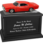 Car Race Track Wood Adult Cremation Urn & Muscle Car Home Décor