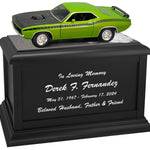 Car Race Track Wood Adult Cremation Urn & Muscle Car Home Décor