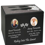 Race Track Companion Cremation Urn & 1970 Plymouth Cuda Décor - With Photos