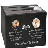 Race Track Companion Cremation Urn & 1966 Pontiac GTO Hard Top Décor - With Photos