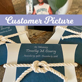 Fisherman Peaceful Pillow® Water Burial Cremation Urn - Biodegradable Burial At Sea Urn - Wide River Urn