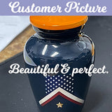 Veteran Flag Mini Urn - Love Charms® Option 
