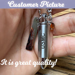 USMC Bullet Eagle Pendant Urn - Love Charms® Option 