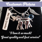 Happy Elephant Pendant Ash Urn - Love Charms™ Option
