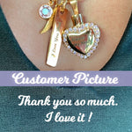 Pink Crystal Gold Always Pendant Urn - Love Charms™ Option