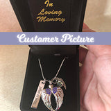 American Wings Ash Pendant Urn - Love Charms™ Option