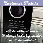 Speaker Cremation Adult Urn - Music & Entertainment Urn - Free Personalization