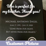 Speaker Cremation Adult Urn - Music & Entertainment Urn - Free Personalization