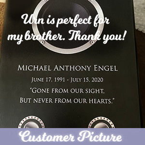 Speaker Cremation Adult Urn - Music & Entertainment Urn - Free Personalization