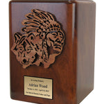 Personalized Wolf Indian Urn
