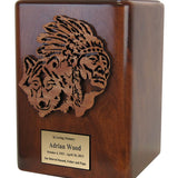 Personalized Wolf Indian Urn