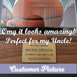Basketball Case Memorial Urn -  AUTOGRAPH BASKETBALL