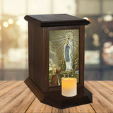 Immaculate Conception Adult Cremation Urn - Candle Included