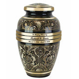 Living Garden Golden Companion Urns Heart Base Urns for Mom And Dad