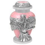 Wings of an Angel Pink Keepsake Urn - Engraving Option