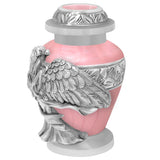 Wings of an Angel Pink Keepsake Urn - Engraving Option