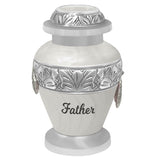 Wings of an Angel White Keepsake Urn - Engraving Option