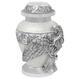 Wings of an Angel White Keepsake Urn - Engraving Option