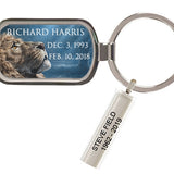 A Lion's Strength Keychain Urn by Abraham Hunter