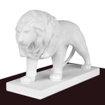 Lion's  Strength African Lion Wood Cremation Urn - Choose Black or Wood Finish