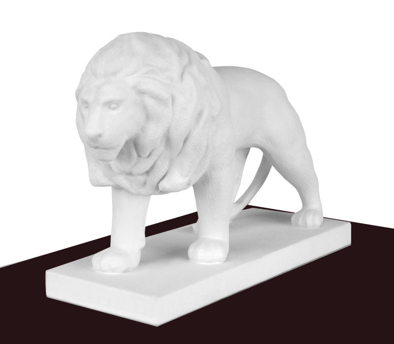 Lion's  Strength African Lion Wood Cremation Urn - Choose Black or Wood Finish