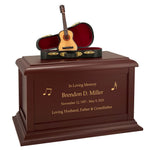 Acoustic Guitar Case Cremation Urn - Adult Urn