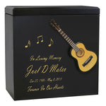 Acoustic Guitar Braille Cremation Urn