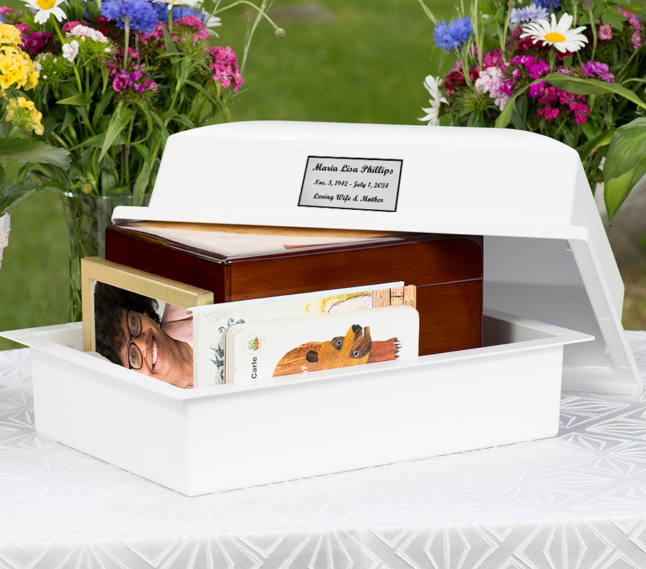 Assured Adult Urn Vault - Grey - White - Navy - Black