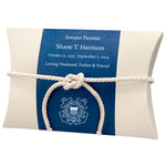 US Coast Guard Military - Water Burial At Sea Peaceful Pillow® Urn