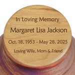 Cat Lover Moon Raku Cremation Adult or Medium Urn - Personalization Option