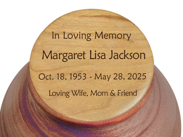 Cat Lover Moon Raku Cremation Adult or Medium Urn - Personalization Option