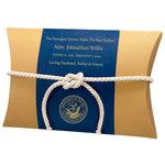 US Navy Military - Water Burial At Sea Peaceful Pillow® Urn