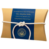 US Navy Military - Water Burial At Sea Peaceful Pillow® Urn