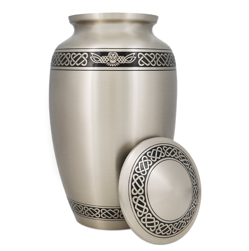 Flying Owl Celtic Adult Cremation Urn Tribute Wreath™ - Pro Diamond Engraving
