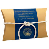 US Navy Military - Water Burial At Sea Peaceful Pillow® Urn