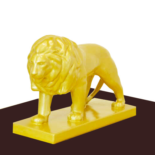 King of the Pride African Lion Wood Cremation Urn - Choose Black or Wood Finish