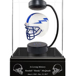 Football Cremation Urn & Air Force Academy Hover Helmet Décor