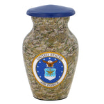 US Air Force Camouflage Mini Urn - Love Charms® Option