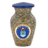 US Air Force Camouflage Mini Urn - Love Charms® Option