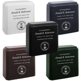 United States Air Force Cultured Marble Niche Cremation Urn - 12 Color Choices - Vault Option