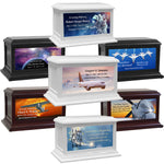 Airplane, Jets, Moon & Space Adult or Medium Wood Keep The Memory® Cremation Urn 