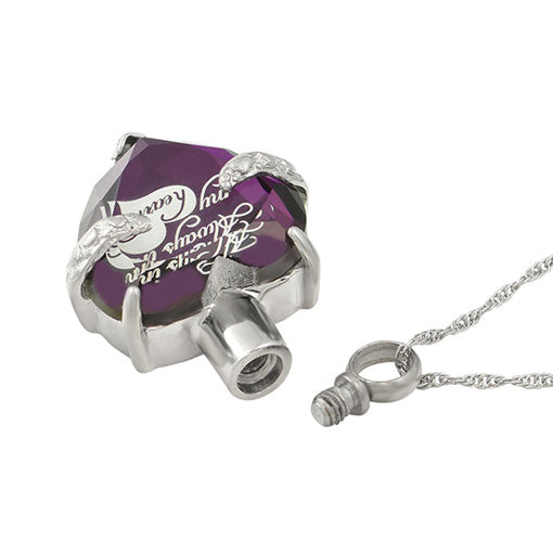 Always Purple Crystal Ash Urn