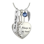 Always In My Heart Swirl Ash Urn - Love Charm Option