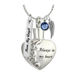 Always In My Heart Swirl Ash Urn - Love Charm Option