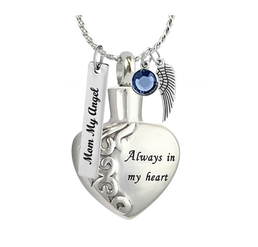 Always In My Heart Swirl Ash Urn - Love Charm Option