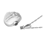 Always In My Heart Stainless Ash Urn