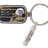 American Bald Eagle Keychain Urn