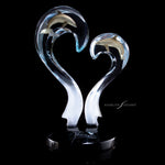 Amore Dolphin Lucite Art Cremation Urn