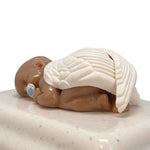 Infant Angel With Pacifier Brown Baby Urn - Boy, Girl Or Unknown Sex